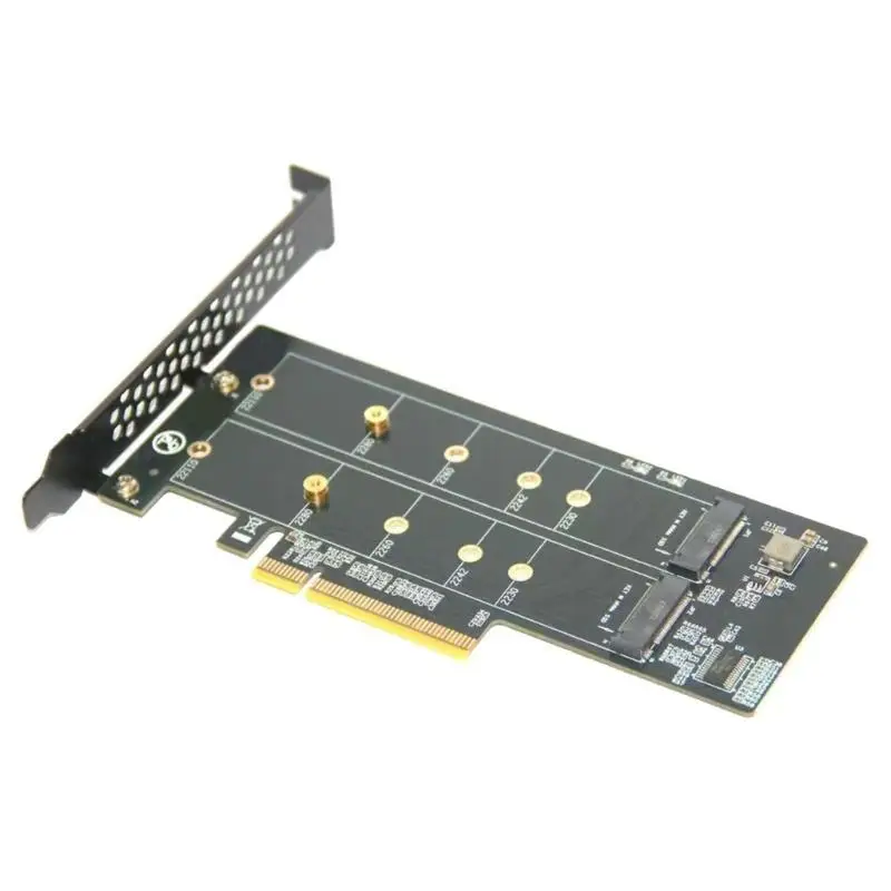 

R53C PCIe на 2 порта M.2 NVME M Interfaces Card PCIE Split Card, обеспечивающая компоновку печатных плат передачи данных