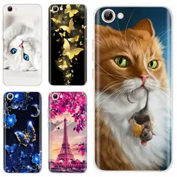 For Vivo Y71 4G Case 1801i 1724 Cute Cat Butterfly Soft Silicone Phone Case For Vivo Y71i Vivo Y 71 i 1801 Back Cover TPU Fundas