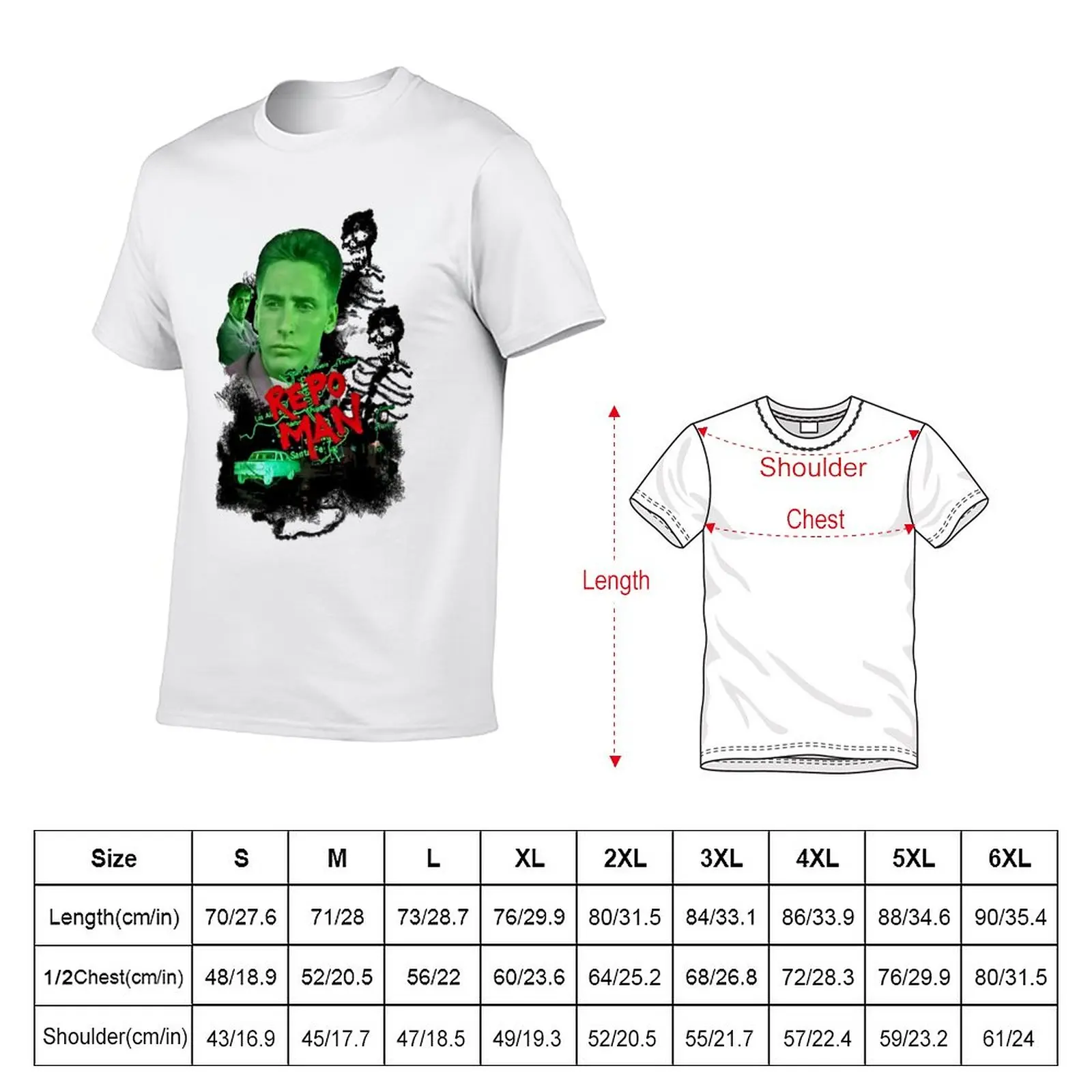 repo man film print T-Shirt anime clothes animal prinfor boys tshirts for men