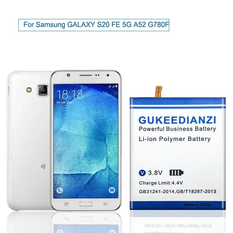 5100mAh EB-BG781ABY Mobile Phone Battery For Samsung GALAXY S20 FE 5G A52 G780F High Capacity