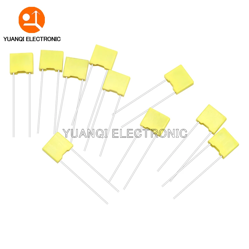 100 Uds condensador de corrección de película plástica de seguridad de polipropileno 100V 102 222 472 103 473 104 474 1nF 10nF 0,1 UF 0,22 UF 0,47 UF