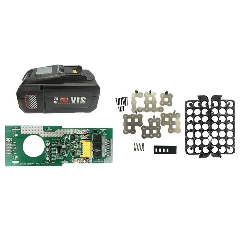 2026 New For BL1830 BL1850 1860 21700 Battery Storage Box Case- 20Core With Equalizer Circuit Protection Board