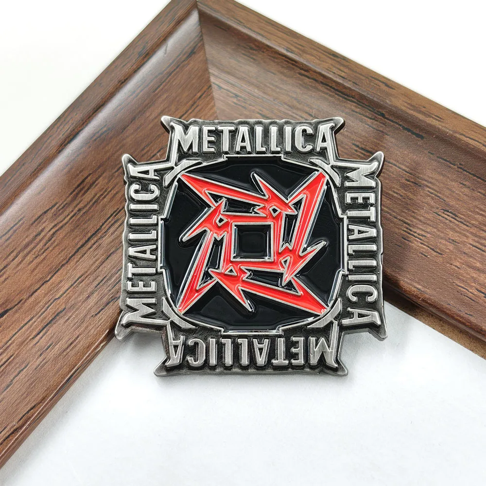 Metallica Enamel Pins Heavy Me - Heavy Equipment Logo 评论和价格