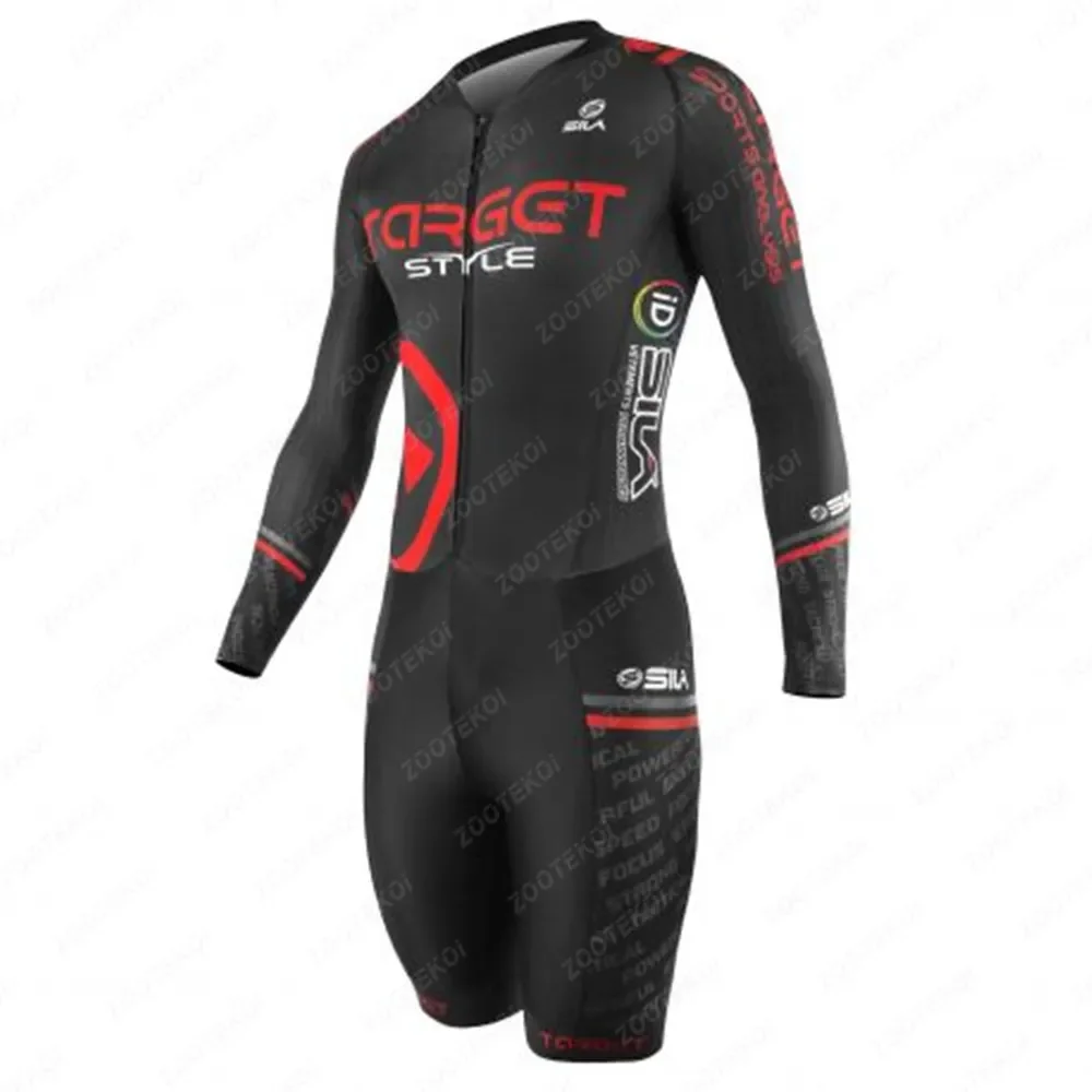 Combinaison Poller Sila Aerodynamic Long Sleeves Wetsuit Inline Pulley Speed Performance Skating Light Lycra Comfort Trisuit