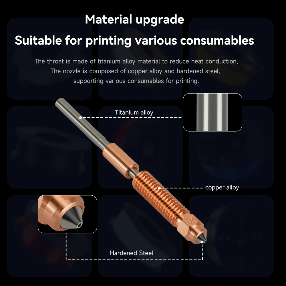 Ender 3 V3 Plus Hot End Assembly Upgrade Ender 3 V3 Ceramic Hotend For Creality 3 V3 Plus Extruder Ender 3 V3 Plus Accessories