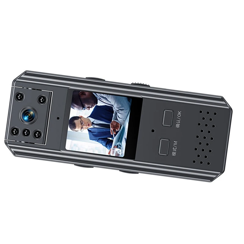 4K HD صورة جودة الصدر كاميرا يمكن حملها بالجسم البسيطة الأشعة تحت الحمراء للرؤية الليلية فيديو مسجل صوتي كاميرا الشرطة كاميرا رياضية