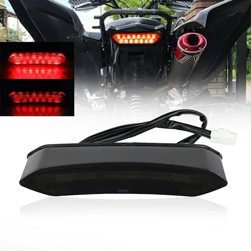 Motorcycle LED Tail light Integrated Turn Signal Brake light Rear light Fit For Yamaha YZF R1 2002 2003/ATV Raptor 700