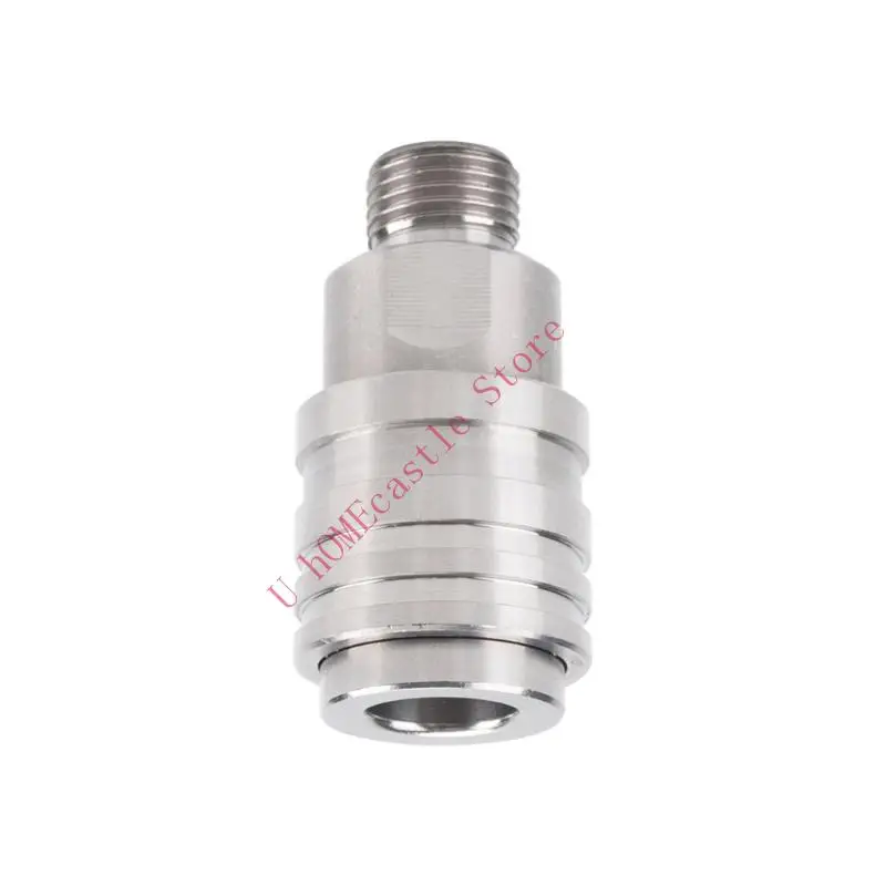 

63HF 1/4" Stainless Steel Locking Connection Set Easy to for Car Cleaning High Pressure Washer