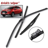 Erick's limpiaparabrisas juego de limpiaparabrisas delantero y trasero para JAC Refine S3 2013 - 2023 cepillos de ventana de parabrisas 24 ""+ 15"" + 10""