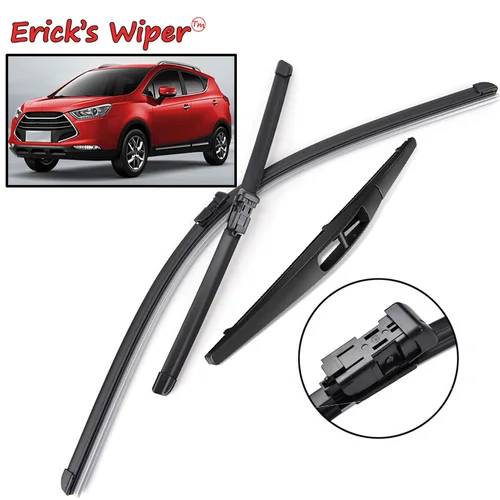 Erick's limpiaparabrisas juego de limpiaparabrisas delantero y trasero para JAC Refine S3 2013 - 2023 cepillos de ventana de parabrisas 24 ""+ 15"" + 10""
