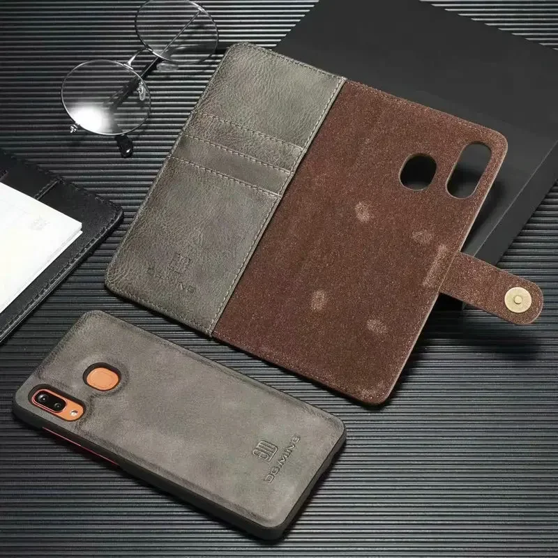 For Samsung Galaxy A54 A34 A14 A30 A40 A50 A70 A50S A52S A72 Detachable Leather Case Flip Cover Book A51 A71 A12 A32 A52 Bags