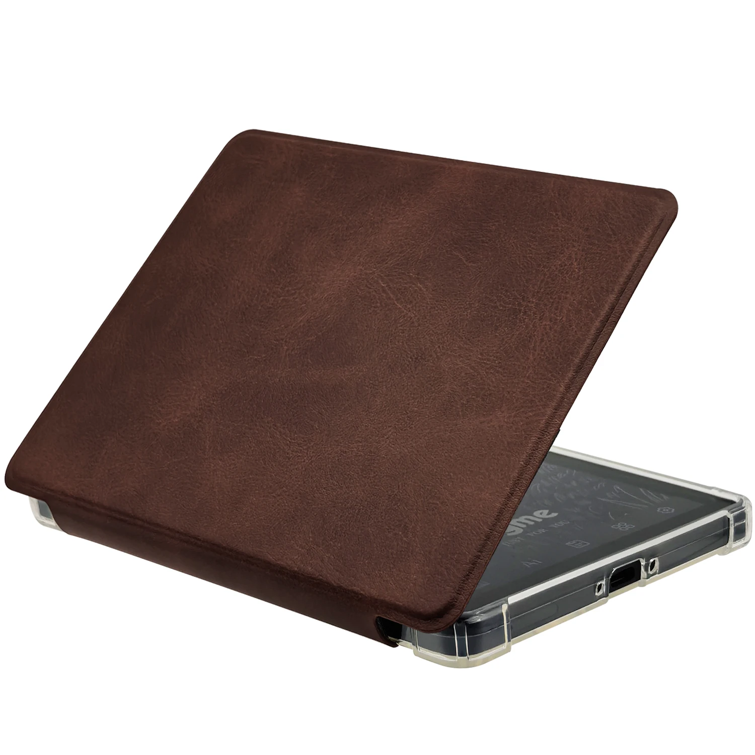 

Transparent TPU Back Case for 6'' Bigme B6 Color/Bigme B6 Ultra-Thin Auto Sleep/Wake Cover - Thickened Corners, Magnetic Closure