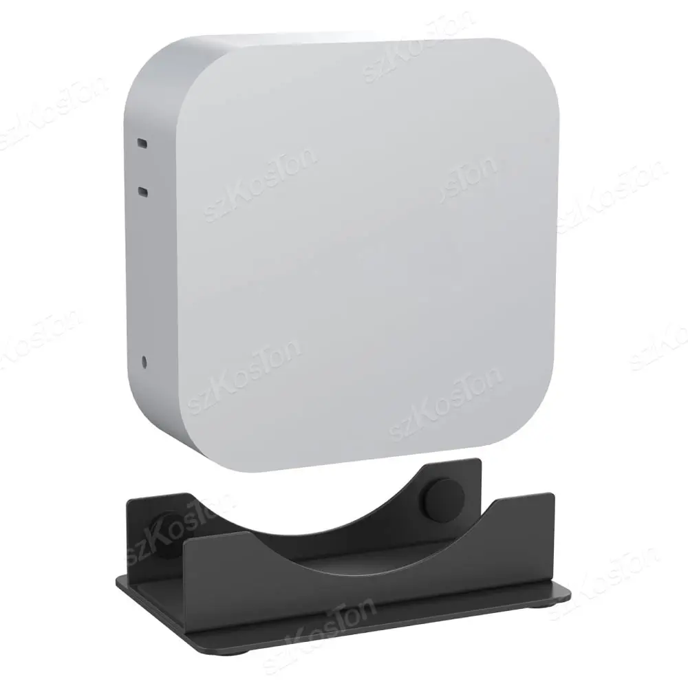 Support de bureau en métal pour ordinateur de bureau Mac Mini M4, Base antidérapante, support Vertical pour Mac Mini M4 Pro, 2024