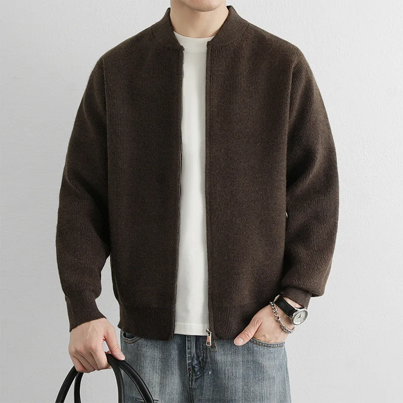 

Модный молодежный мужской повседневный кардиган-свитер, новинка на каждый день