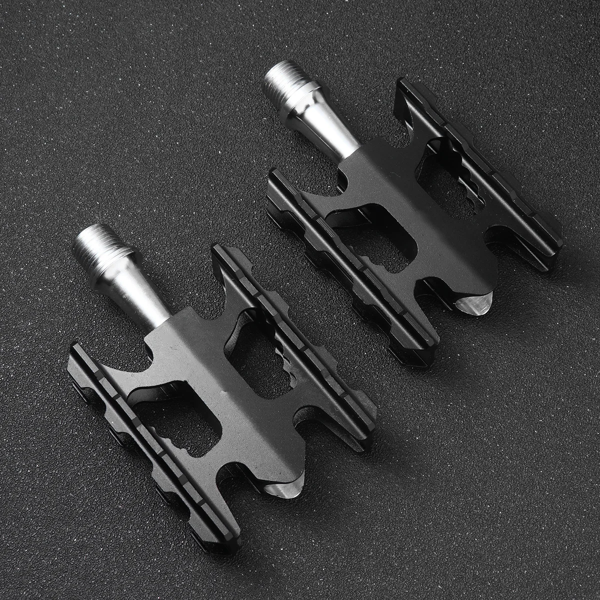 

Lightweight Black Aluminum Alloy Bike Pedal For Mountain Road Urban Cycling Foldable Bicycle Accessory Pedal For Bike