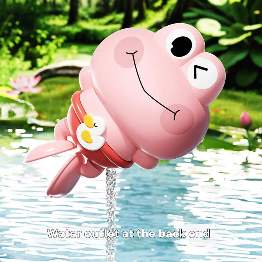 Bathing clockwork toy cartoon swimming frog