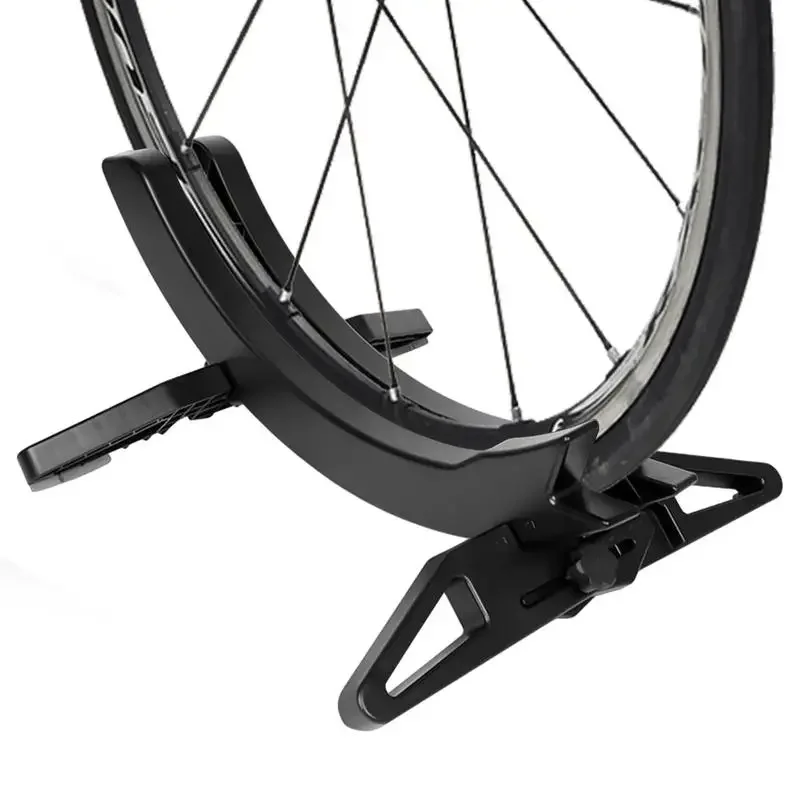 Support  stationnement  vélo  route et VTT, largeur réglable, présentoir de vélo au sol, support  vélo ABS,