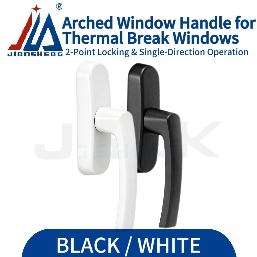 Aluminum Alloy Window Handle Inward Opening Tilt and Turn Window Handle Casement Window Accessorie for UPVC Door Window Hardware