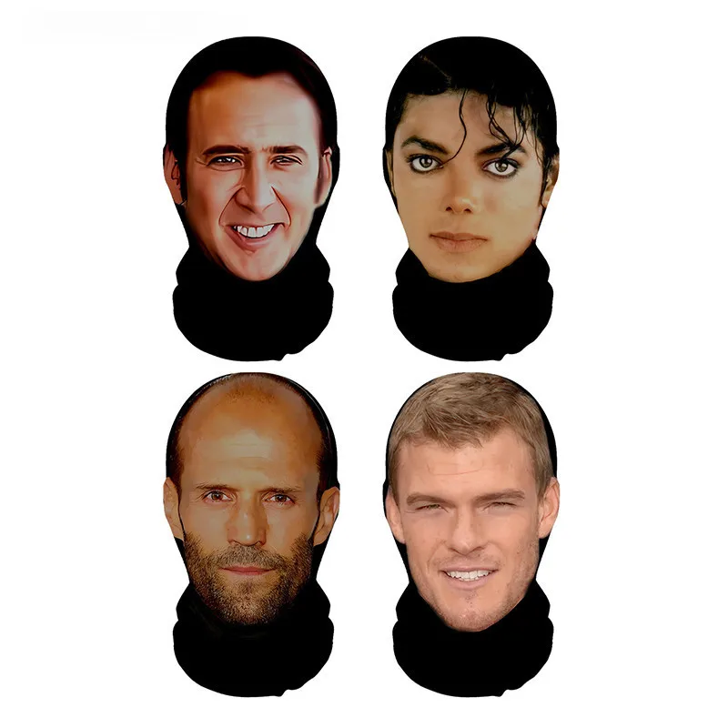 Speed & Passion Style Full Face Mask Unisex Dustproof Cycling Scarf Headwear for Cosplay Role Play Props image 5