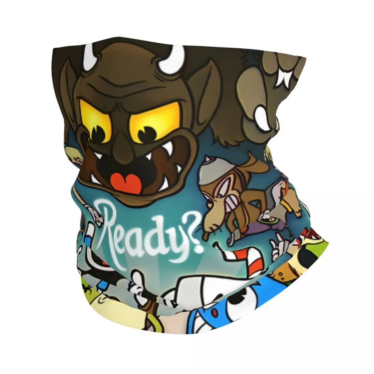 

Комикс Ready Wallop, тонкая бандана для шеи, готов к тому, комикс, шарф, повязка на голову, шейный чехол