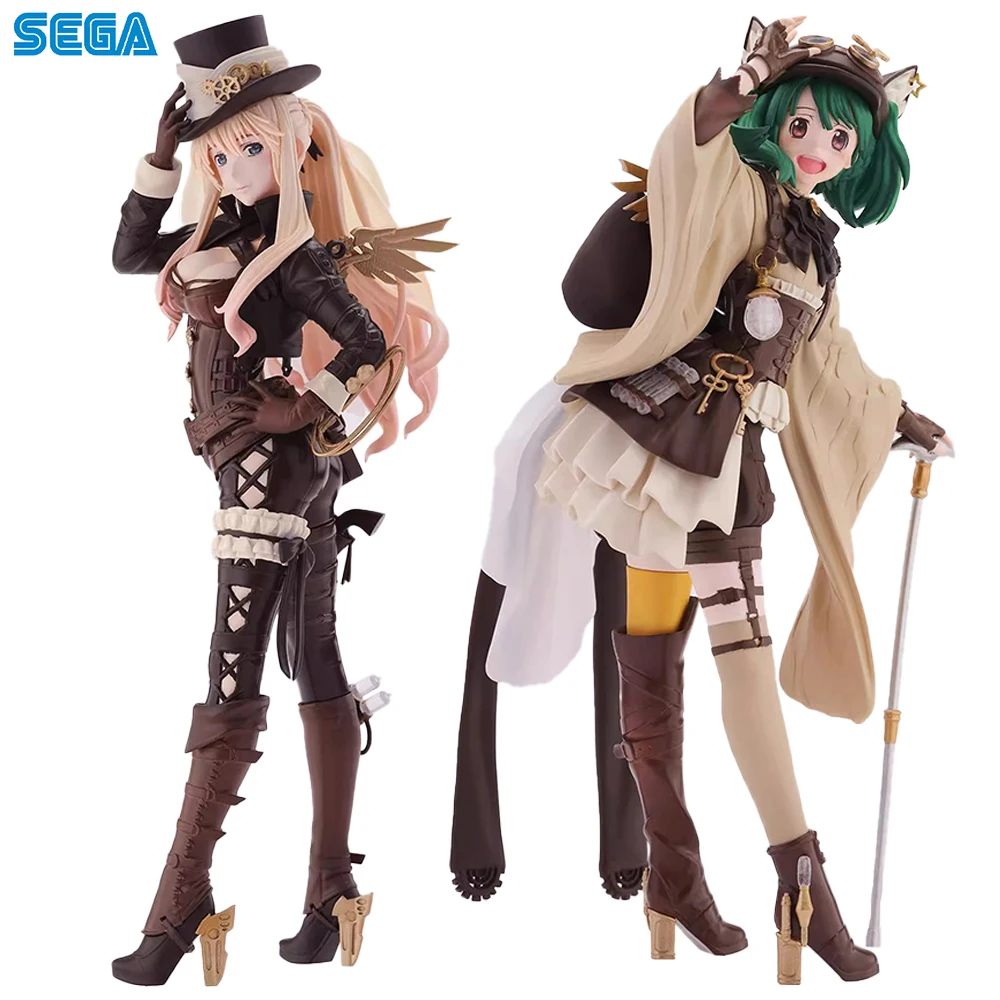 Original New SEGA FiGURiZM Sheryl Nome & Ranka Lee (Oshare Macross Revolution Ver.) (Macross Frontier) Anime Figure Model Toys