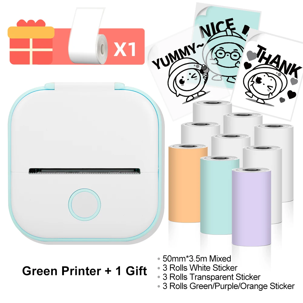 Phomemo T02 Mini Impresora Térmica Portátil Bluetooth 203dpi