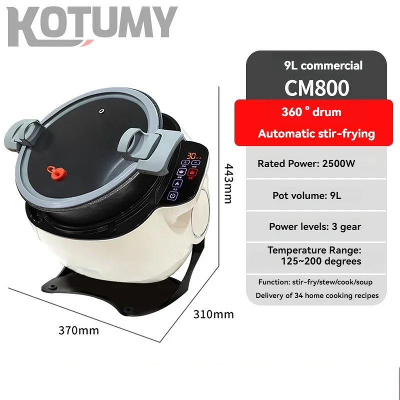 【HOT】Commercial Fully Automatic Intelligent Cooking Cooking Machine Cooking Pot Fried Rice and Fried Noodles