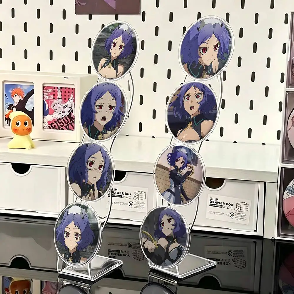 1pc Chess Belle Anime Characters Cartoon Style Badge Brooches On Backpack Decoration Round Enamel Pins For Accessorys