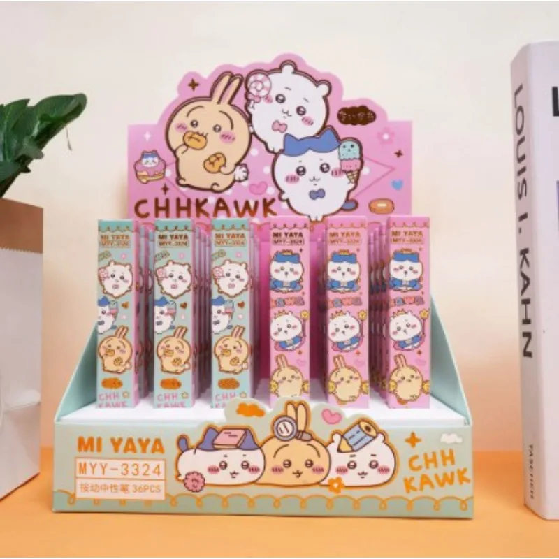 Chiikawa Blind Box Pen Set Cartoon 0.5mm Press Neutral Pen Student High Beauty Anime Stationery