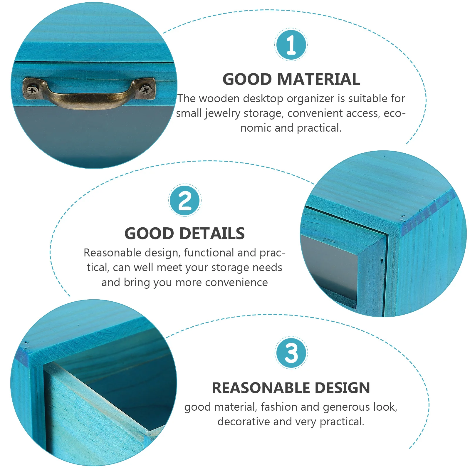 

1pc Wooden Desktop Organizer Drawer Type Storage Container For Makeup Skin Care Tools Sundries Holder Tabletop