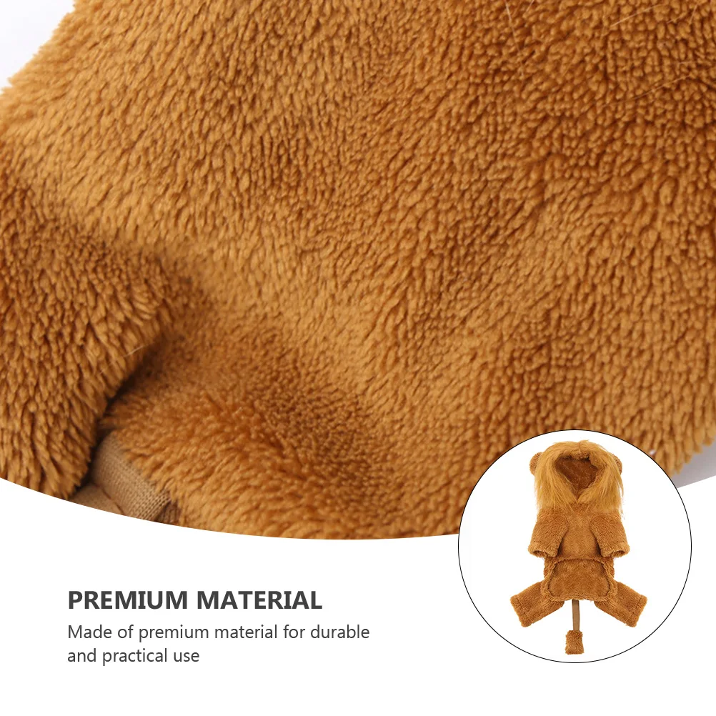 

Halloween Costumes Pet Lion Clothes Dog Cosplay for Pets Kitten Pajamas Funny Outfits Golden Cat