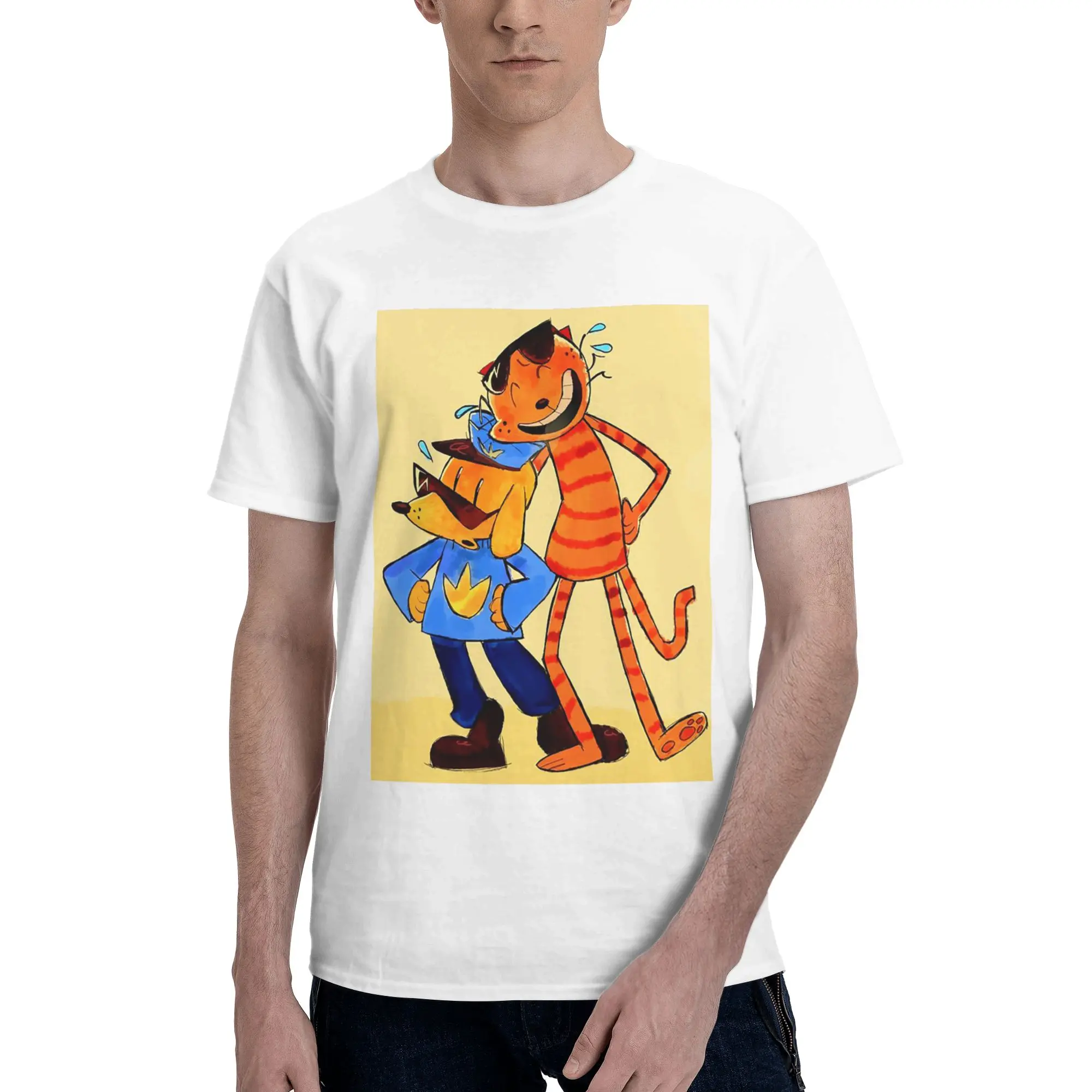 

Dog Man Lil Petey And Big Petey Fan Art 100% Cotton T-Shirt Men'sOversized T Shirts Men Crew Neck Short Sleeve S-6XL