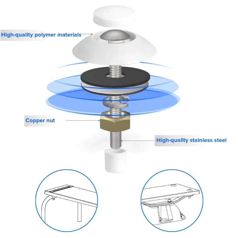Parafusos montagem da placa mergulho da piscina residencial para renovar placas mergulho envelhecimento