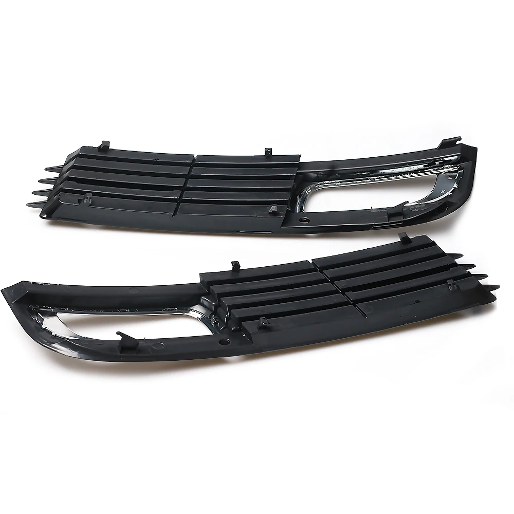 Car Fog Light For Audi A8 A8L D3 2008-2010 Grille Front Bumper Fog Light Frame Grille Car Accessories 4E0807681AN 4E0807682AN
