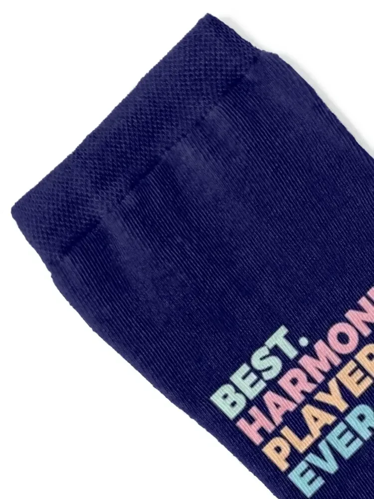 Best Harmonica Player Ever Harmonicist Harmonica lover Socks kawaii new in's hiking floral Woman Socks Men's