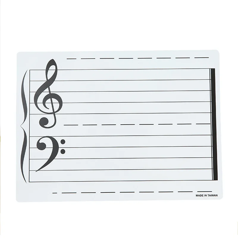 Rompecabezas magnético para enseñanza de notas musicales, pizarra magnética regrabable, material Universal para enseñanza de música, gran oferta