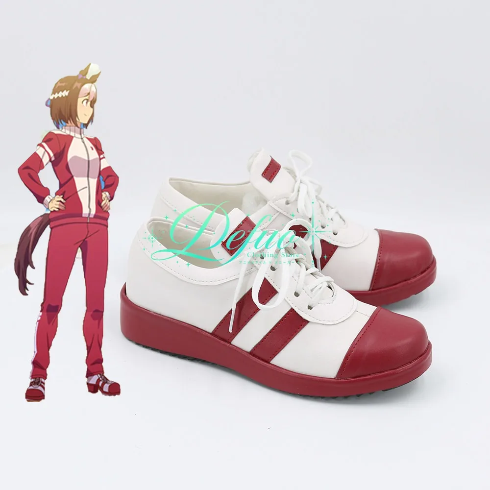 Uma Musume Special Week School Uniform Cosplay Shoes Custom Made for Halloween Event and Character Photo Shoot