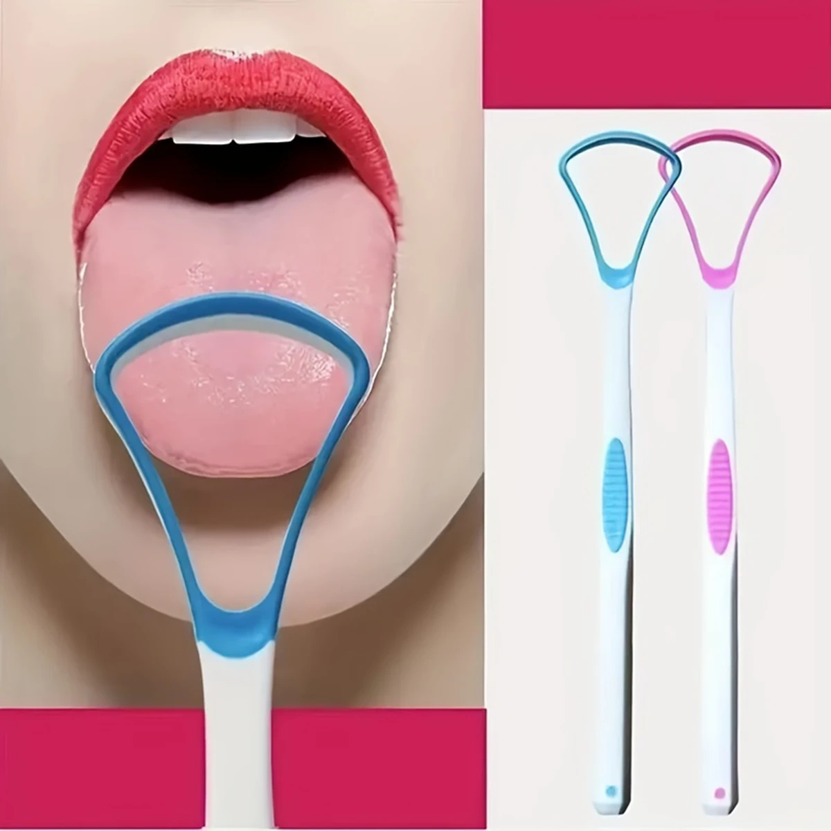 Rascador de lengua, cepillo limpiador Oral, limpieza de aliento fresco, cepillo de dientes recubierto, herramientas de cuidado de higiene, 1/3/5 Uds.