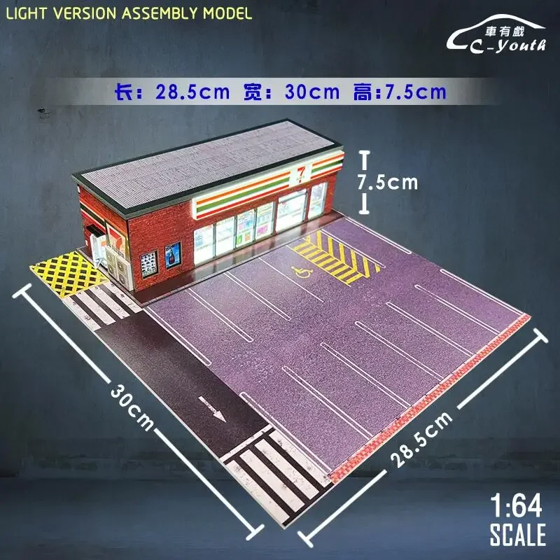 

C-Youth 1:64 Led Light Diorama 711 assembly model