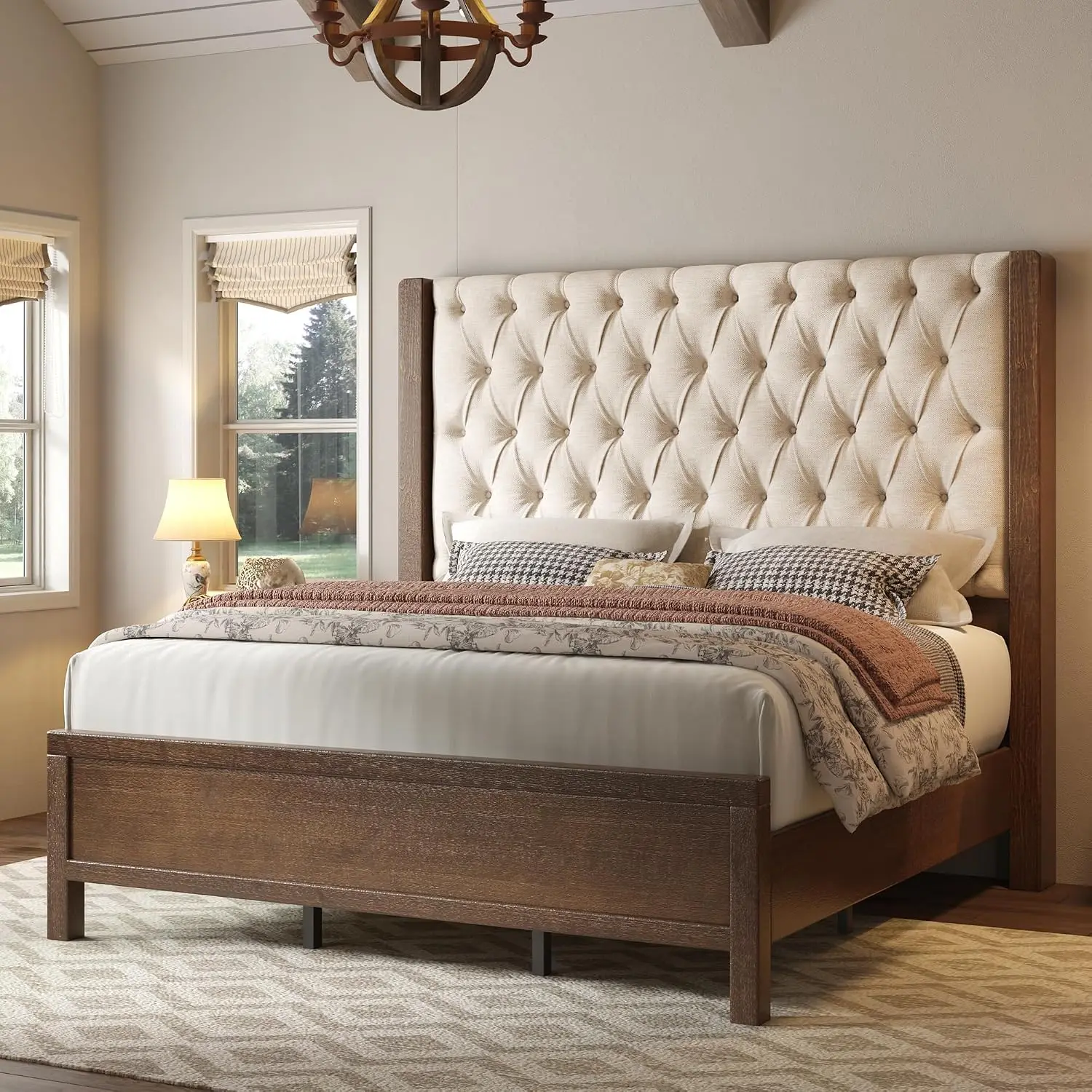 Solid Wood Bed Frame 57