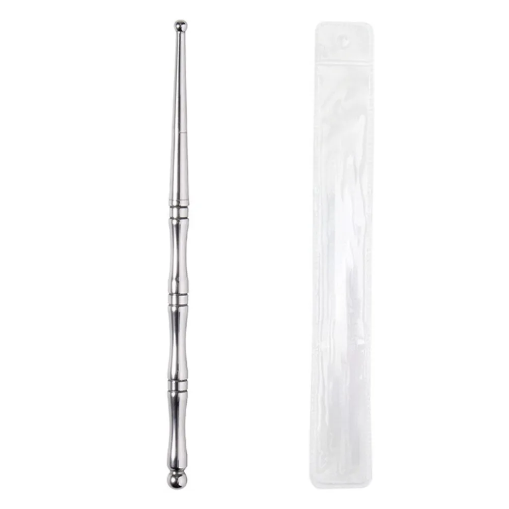 

Stainless Steel Acupuncture Pen Double Head Relax Trigger Point Massager Tool Face Lifting Handheld Deep Tissue Massage Pen