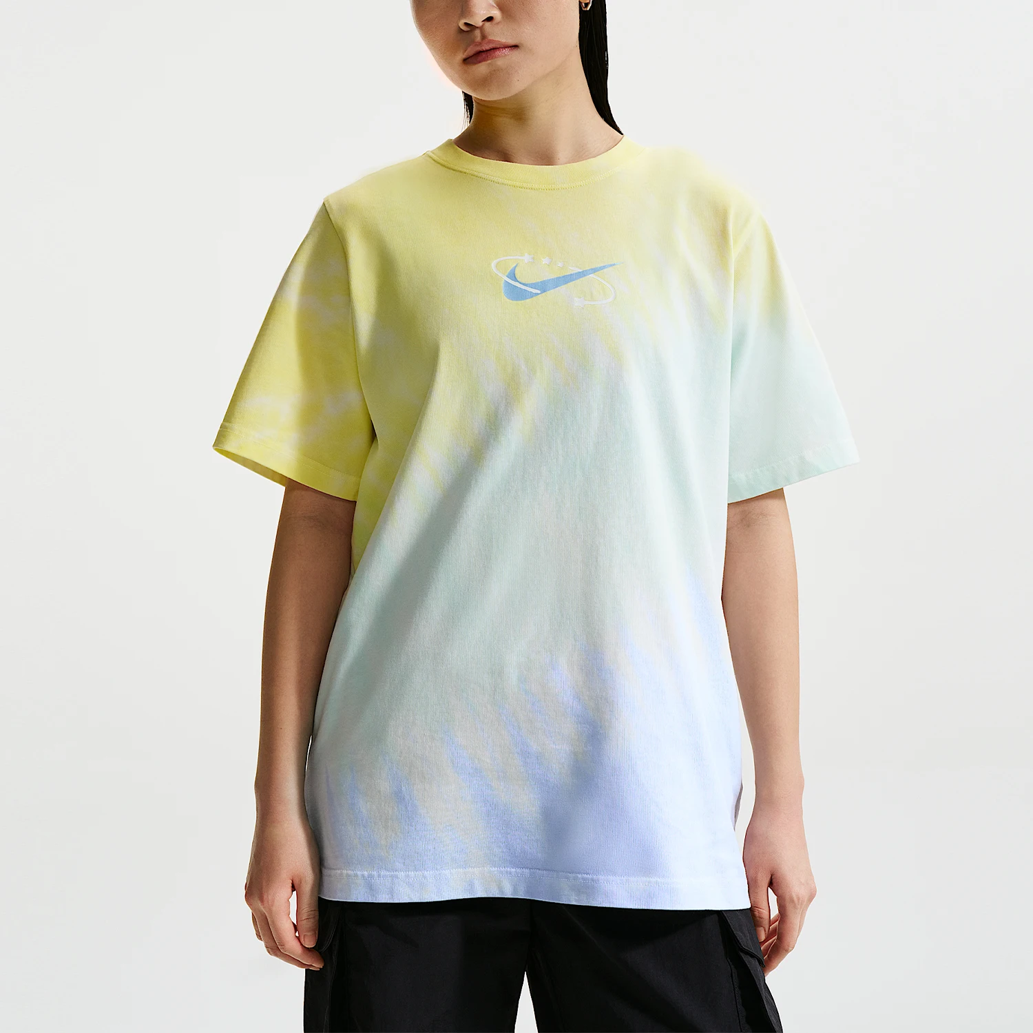 nike-authentic-summer-women's-round-neck-loose-sports-casual-t-shirt-ir7557-714