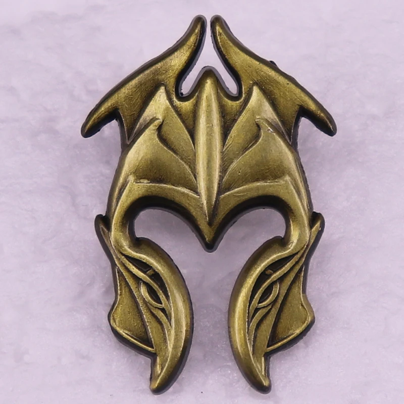 Helm of A Mirkwoods Elf Enamel Pin Brooch Metal Badge Jewelry Gifts for Friends