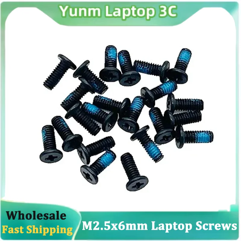 

10-200pcs M2.5x6mm Laptop Bottom Cover Screws For DELL Lenovo Acer Asus HP Laptops Bottom Case Screws Accessories Replacement