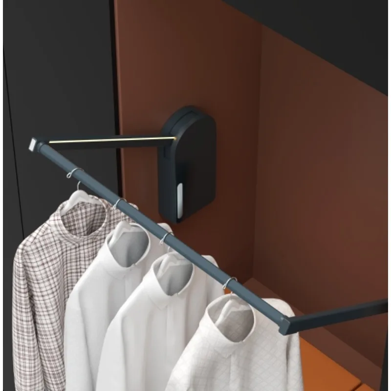 

Smart Pull Down Electric Wardrobe Lift Motorized Wardrobe Lift Electric Lifting Clothes Rail