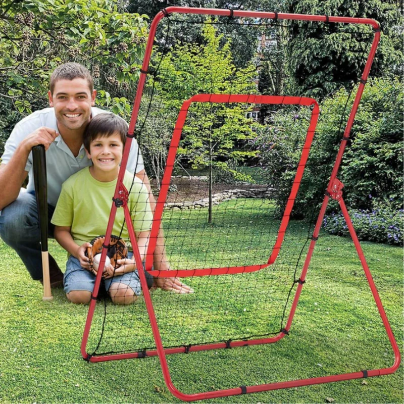 

Складная сетка для отработки ударов в бейсболе с регулируемым углом, портативное спортивное оборудование для тренировок по бейсболу и софтболу на открытом воздухе