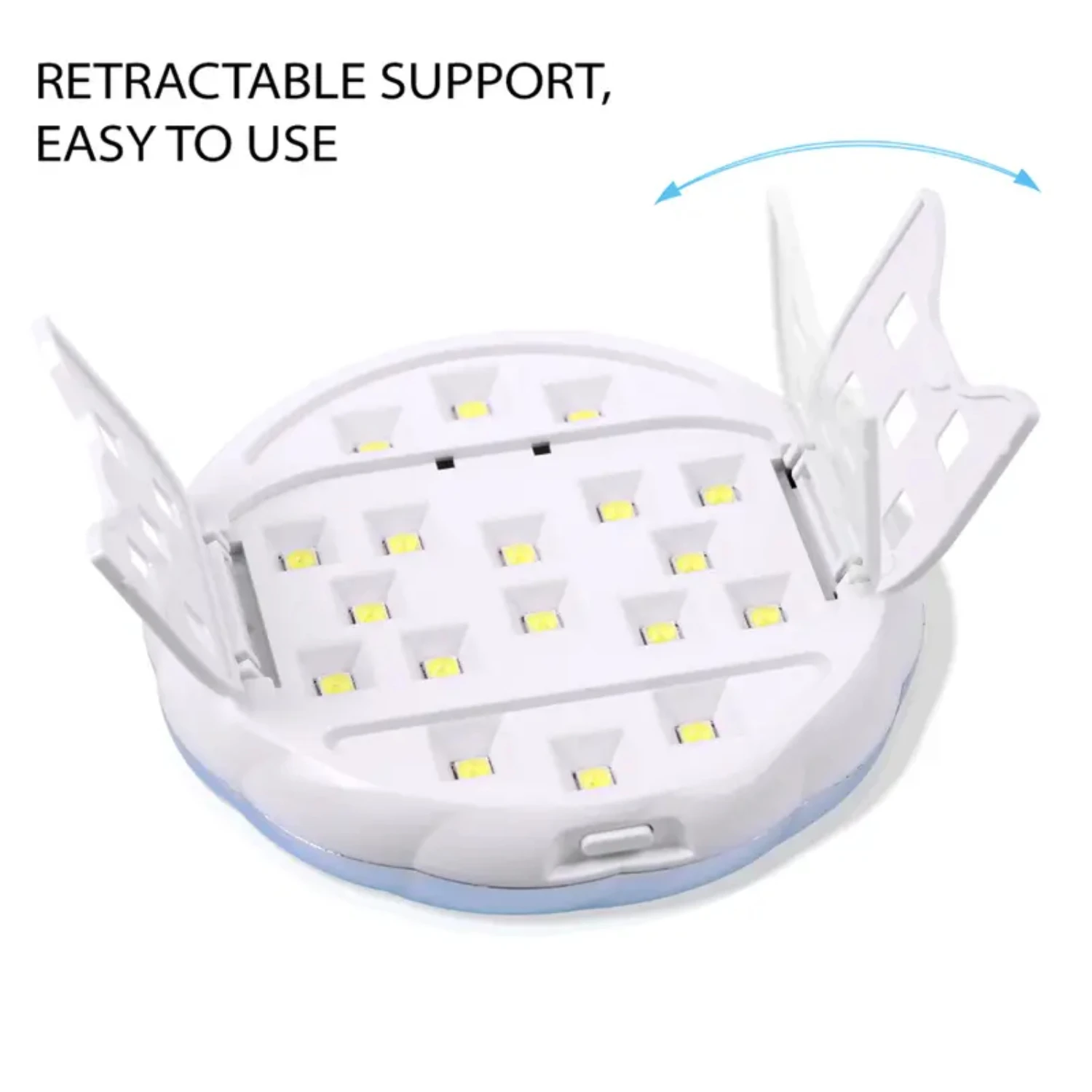 Draagbare mini-manicure nagellichttherapiemachine met USB, compacte mini-nagelbaklichtdroger voor thuisgebruik