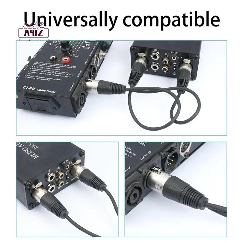 

A41Z-30Cm 3-контактный XLR «мама» на двойной разъем Y-разветвитель, шнур-разветвитель для микрофона, аудиоадаптер