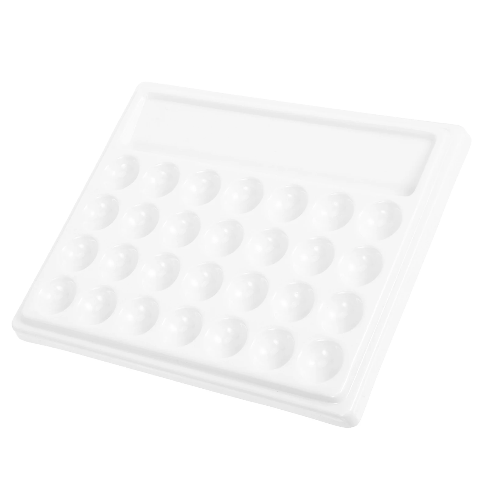 

1pc 28 Hole Palette Color Color Mixing Tray Mixing Tray Paint Painting Plate Dish Portable Storage Supplies