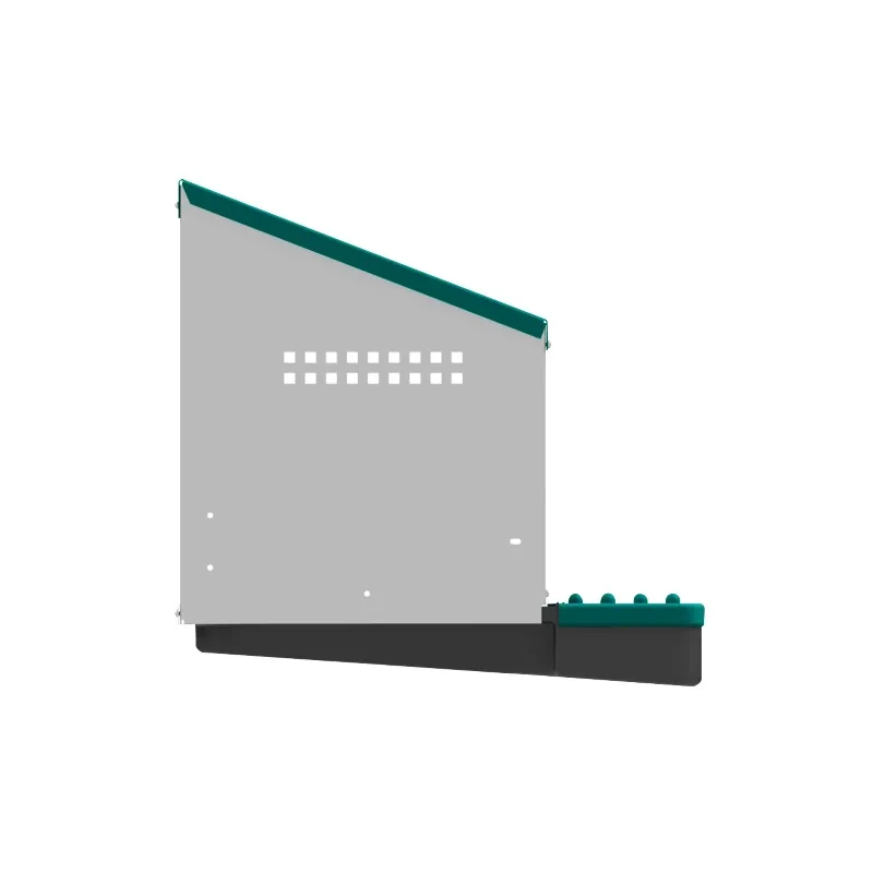 Laying Nest Box MG01 Galvanized Steel & PP Plastic 5 Chickens Capacity Wall Mounting Nesting Box